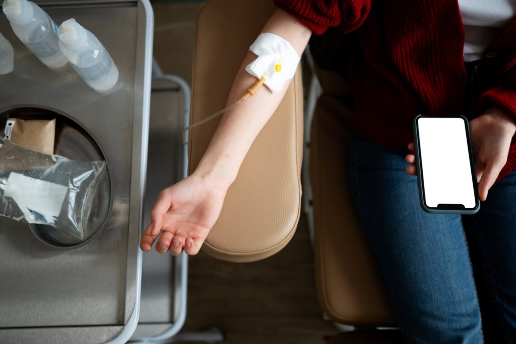transfusão de sangue
