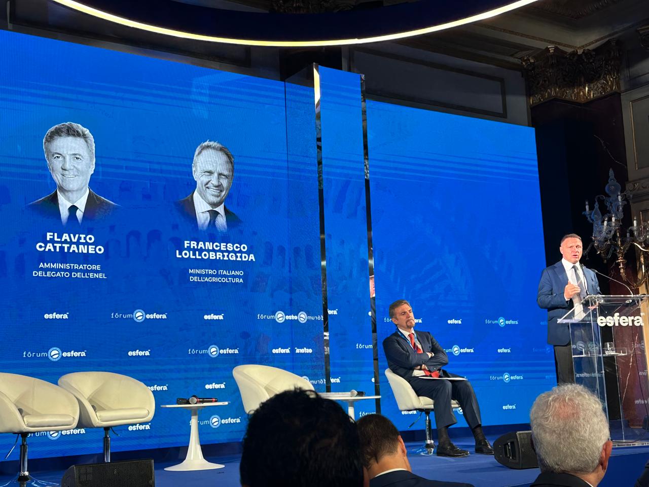 Flavio Cattaneo e Francesco Lollobrigida
