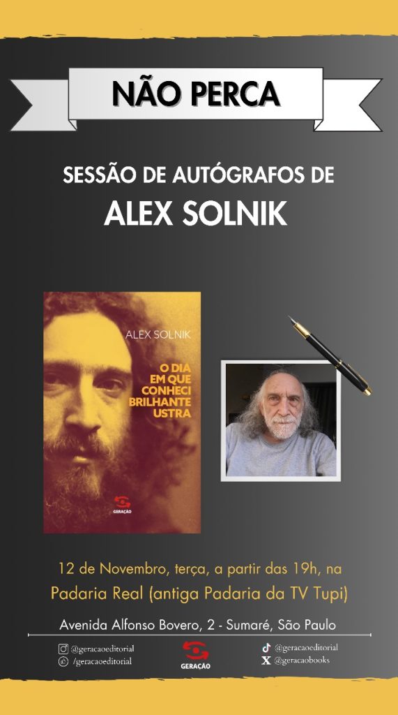 divulgação "o dia em que conheci Brilhante Ustra"