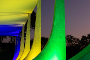 STF iluminado em homenagem à Semana da Pátria - 02/09/2024