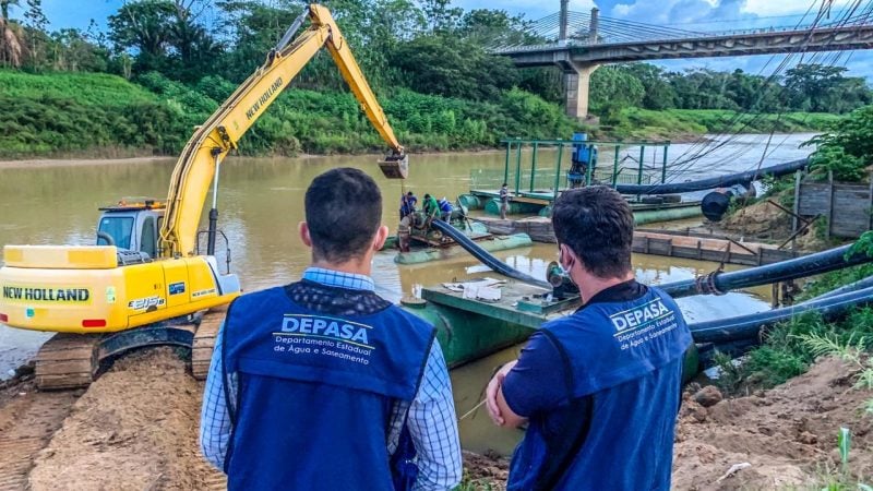 depasa / saneamento / obra