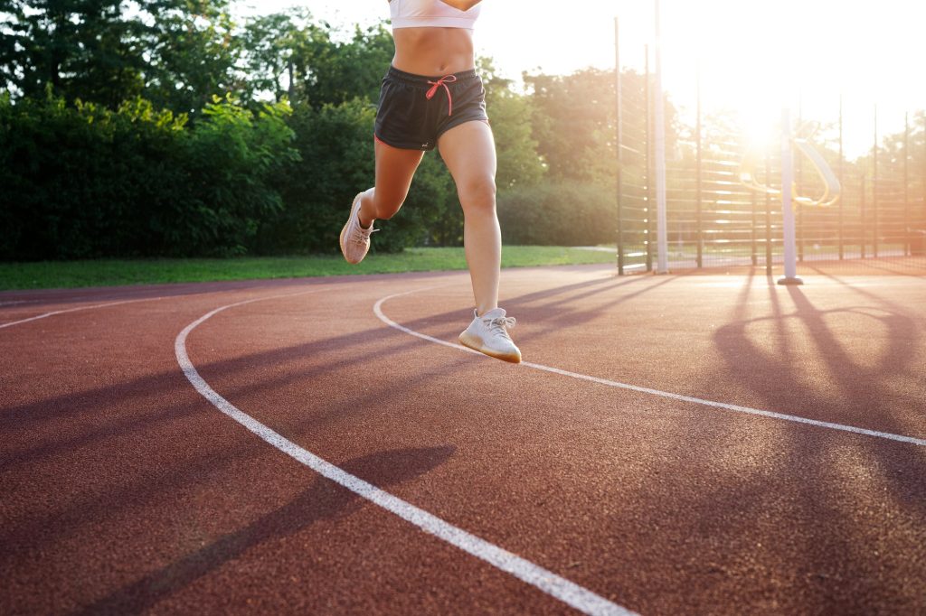 corrida teste físico pista atletismo