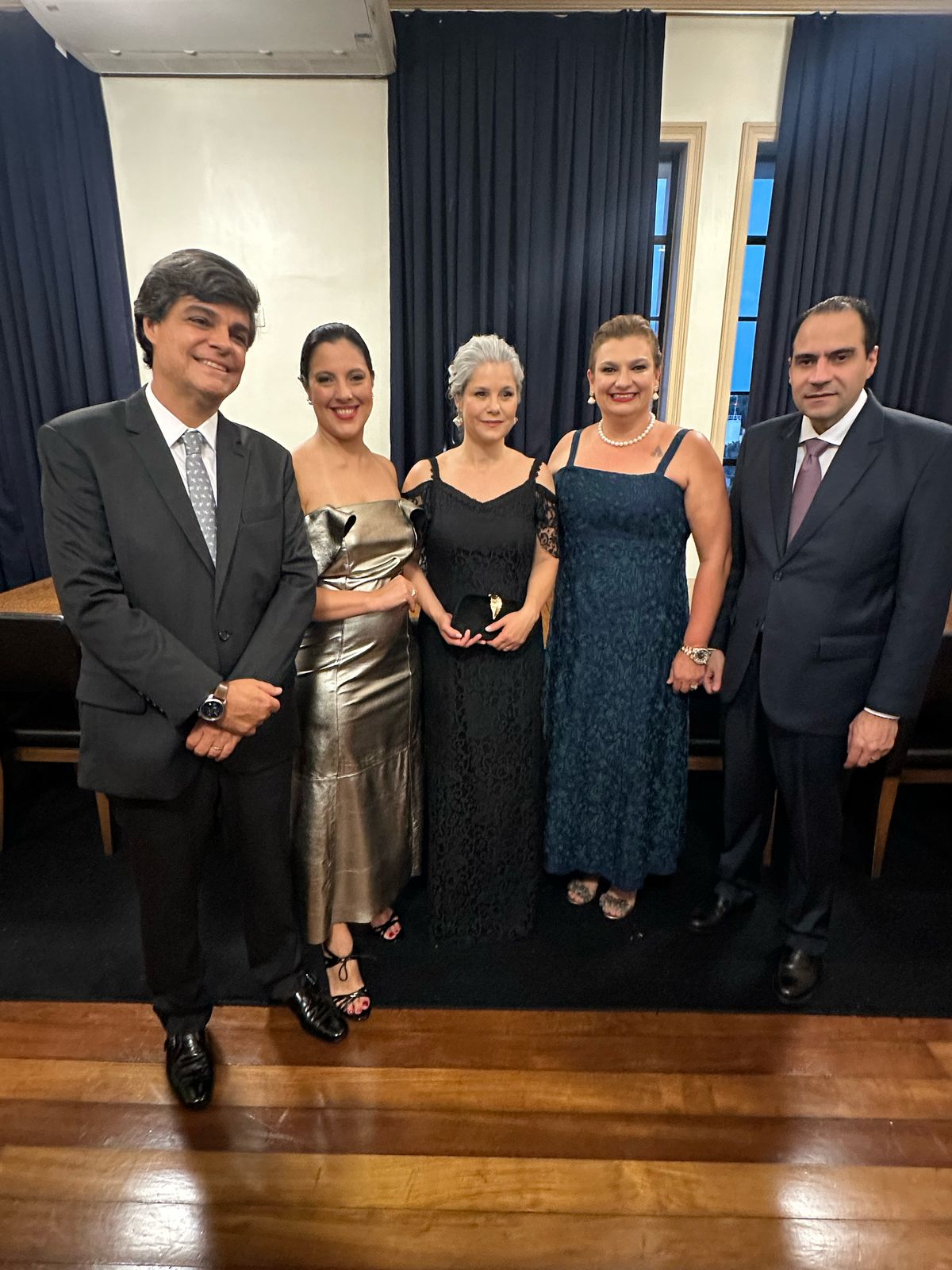 Leonardo Sica, Daniela Magalhães, Patricia Vanzolini, Adriana Moura e Beto Simonetti