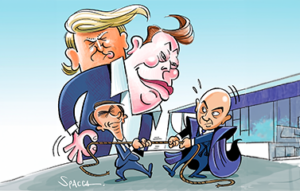 Elon Musk e Trump por trás do cabo-de-guerra entre Bolsonaro e Alexandre de Moraes