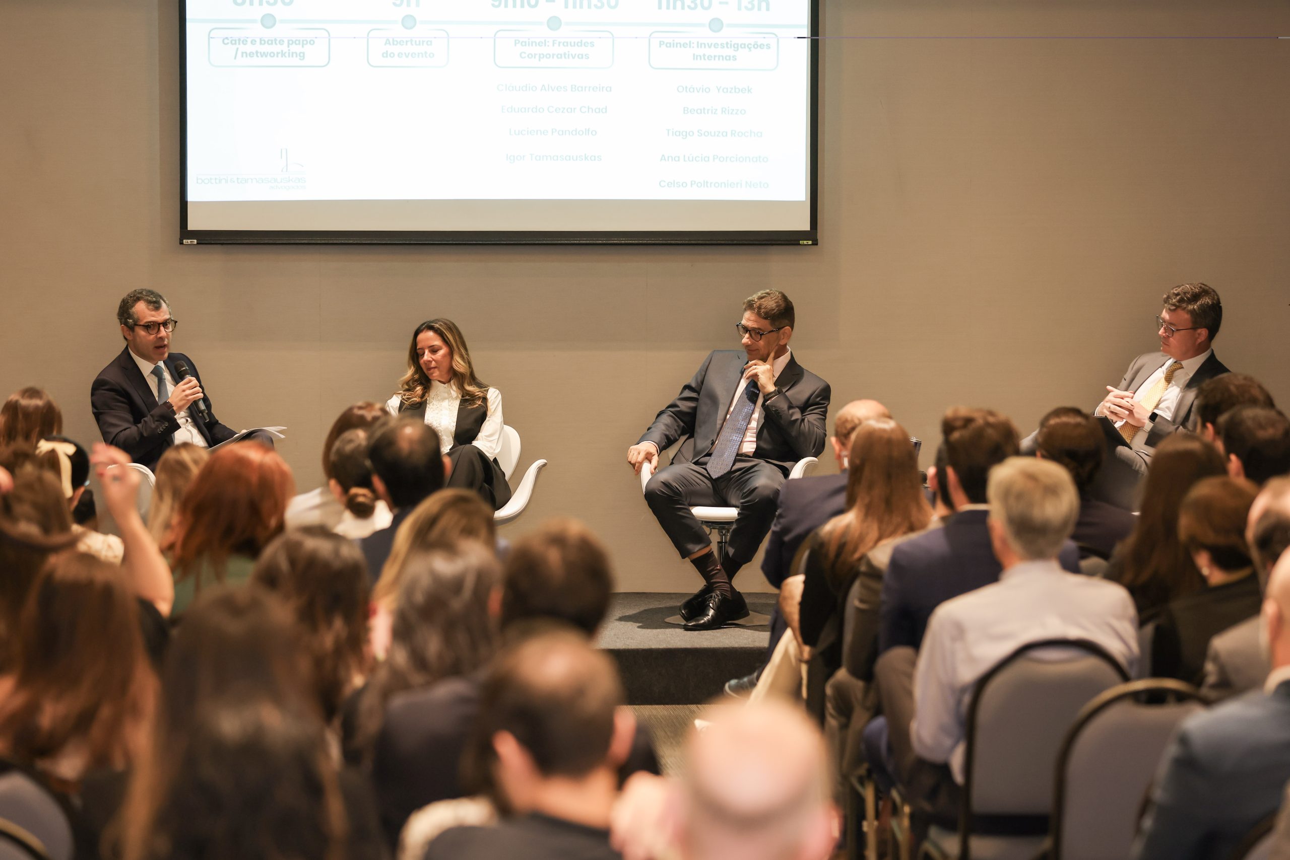 Evento promovido pelo escritório Bottini & Tamasauskas reuniu especialistas para debater fraudes corporativas e investigações internas