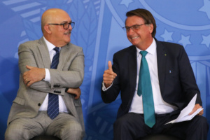 Milton Ribeiro e Jair Bolsonaro