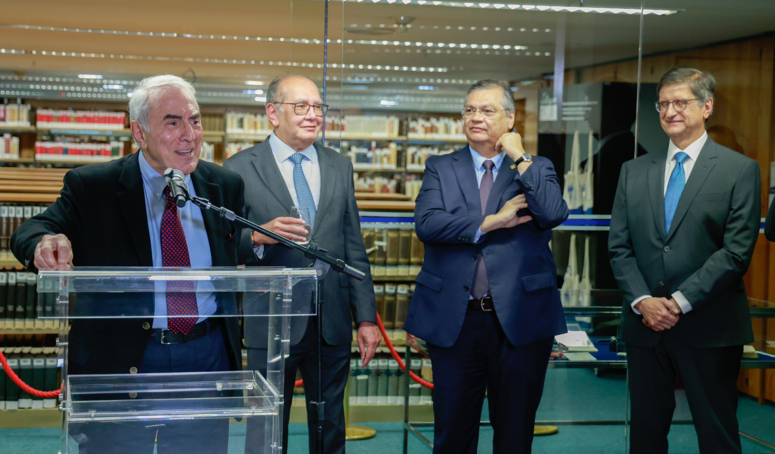 Francisco Rezek, Gilmar Mendes, Flávio Dino e Paulo Gonet