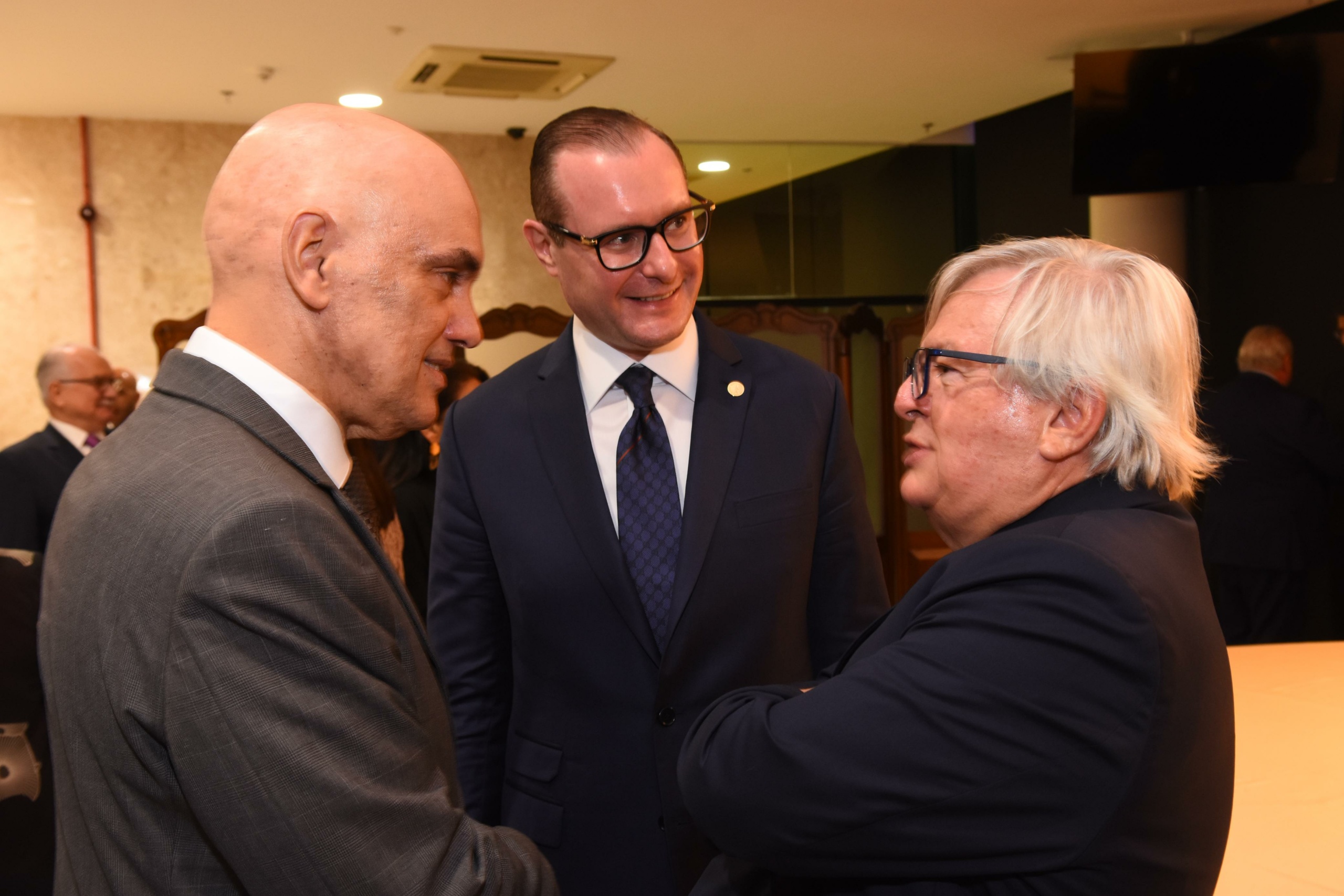 Alexandre de Moraes, Cristiano Zanin e Herman Benjamin