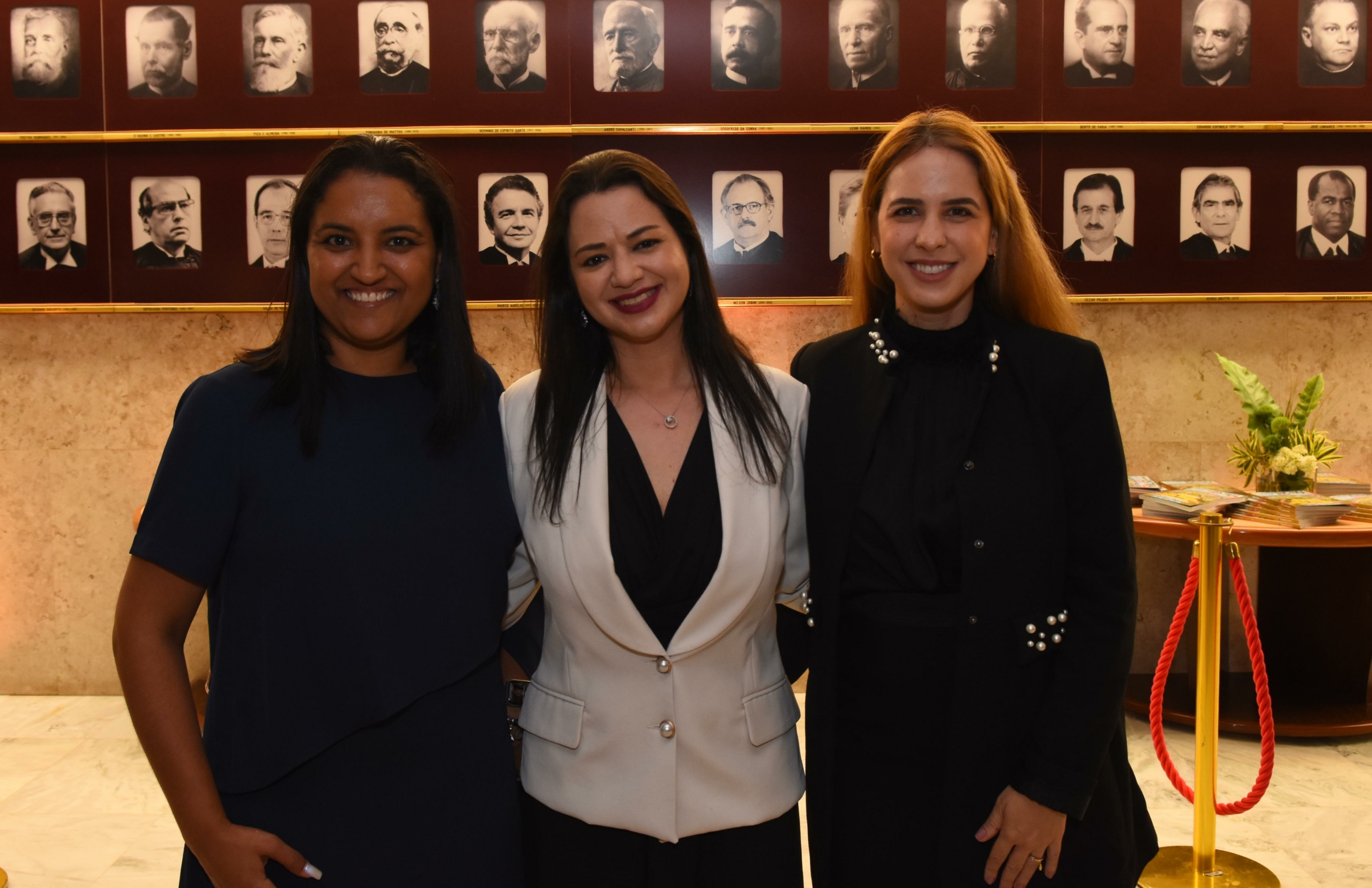 Liliane Ferreira, gerente comercial da ConJur, Paula de Paiva, gerente do Banco Bradesco, e Bibiana Peres, advogada do Loeser e Hadad Advogados