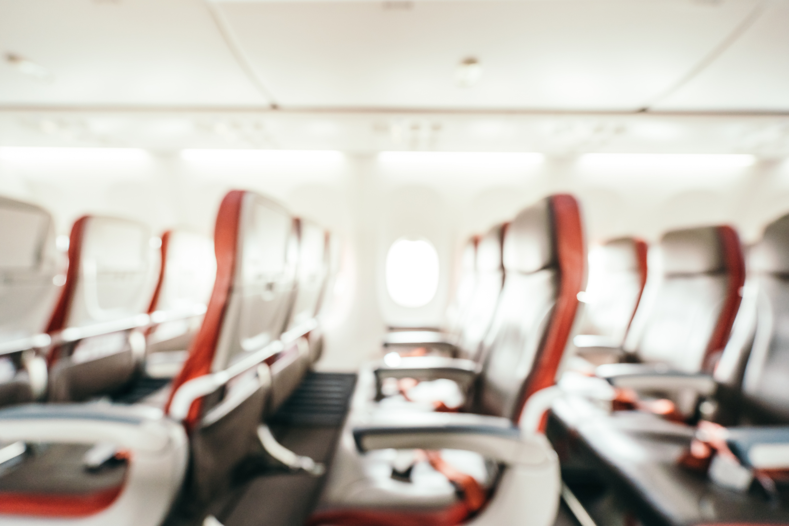 interior de avião