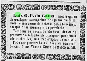 Trecho de Luiz Gama