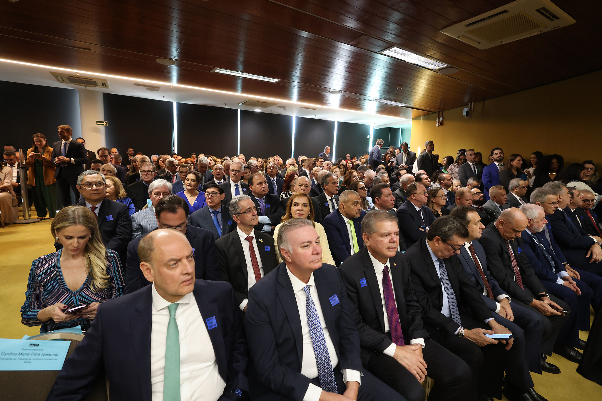 Plenário do Supremo ficou lotado durante a cerimônia