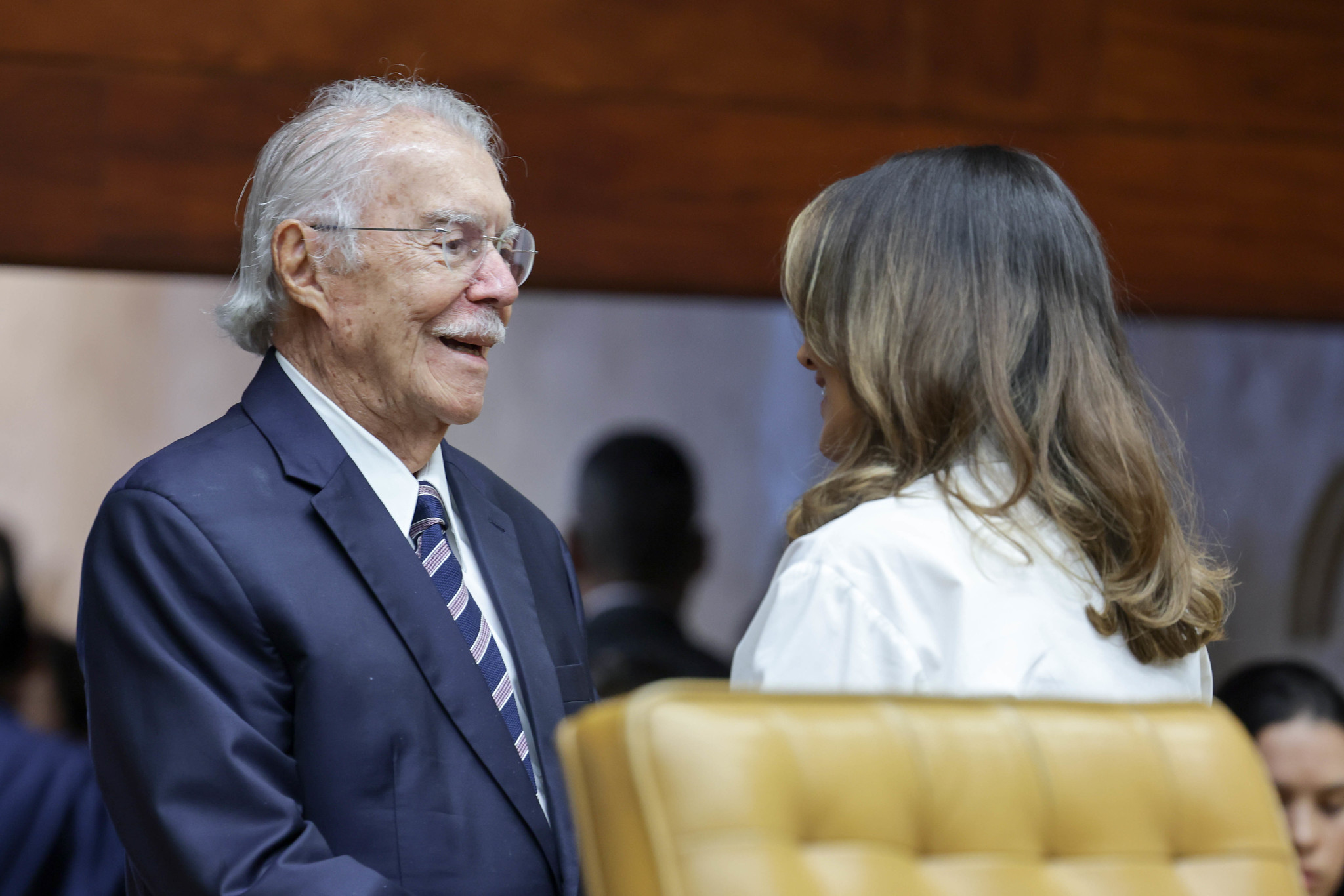 José Sarney e Janja da Silva