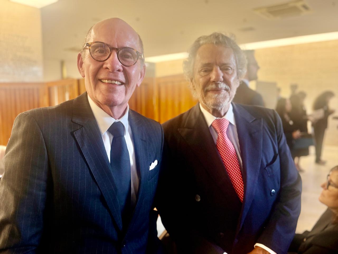 Carlos José dos Santos, o Cajé, e Técio Lins e Silva