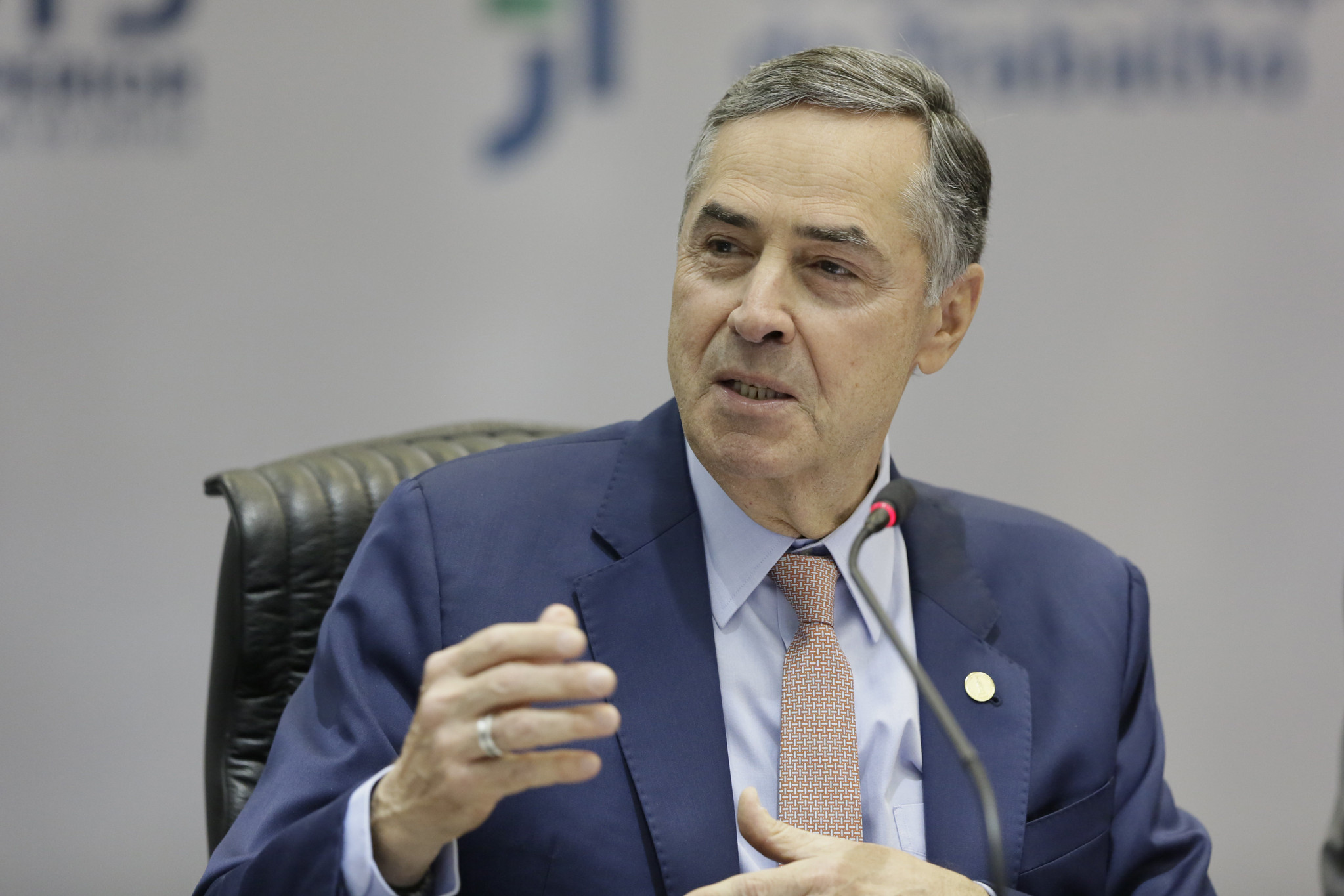 Presidente do STF, ministro Luís Roberto Barroso fez abertura do "VI Encontro Nacional sobre Precedentes Qualificados: Construção Cooperativa do Sistema de Precedentes". O evento ocorre na sede do TST, em Brasília