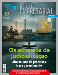 Capa - Anuário da Justiça Direito Empresarial 2025 / ações tributárias / reforma tributária / Carf