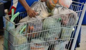 sacolas plásticas, supermercado, comércio
