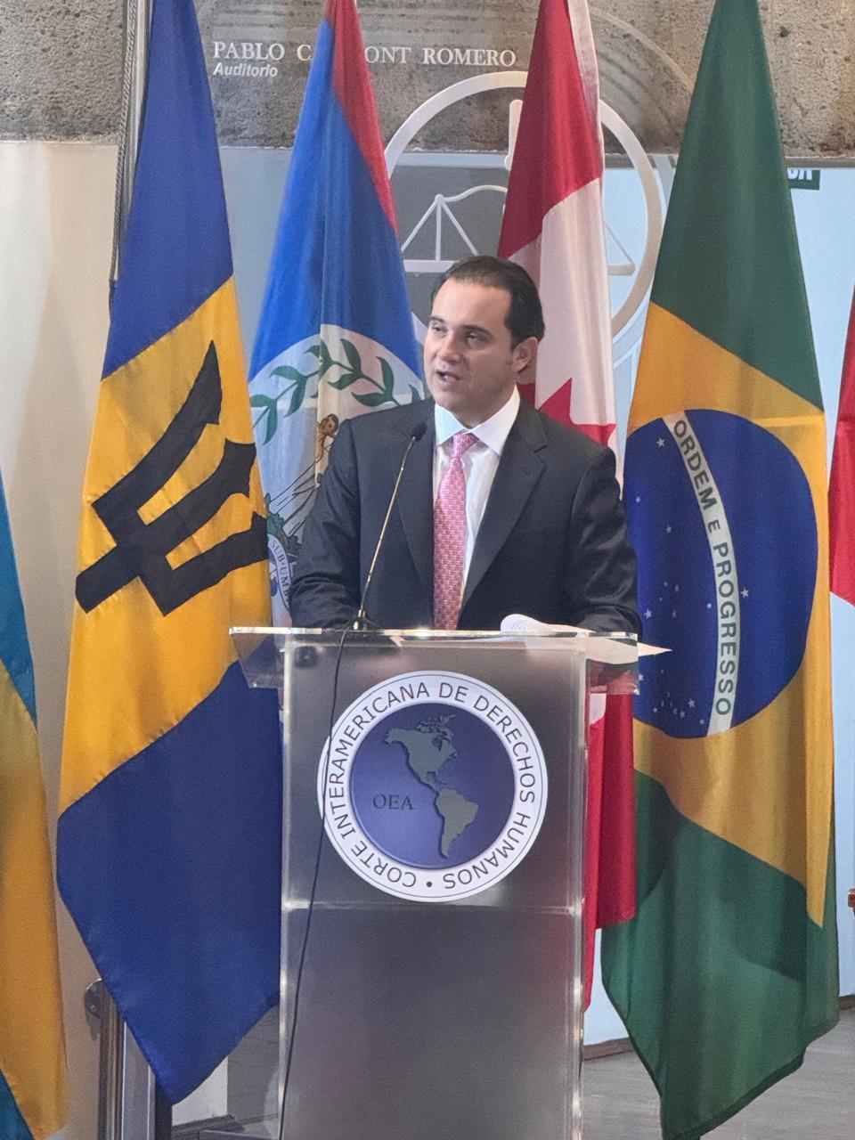 O juiz Rodrigo Mudrovitsch foi empossado como presidente da Corte CIDH