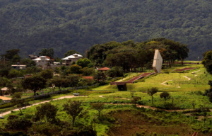 vista do memorial dedicado às vítimas de Brumadinho