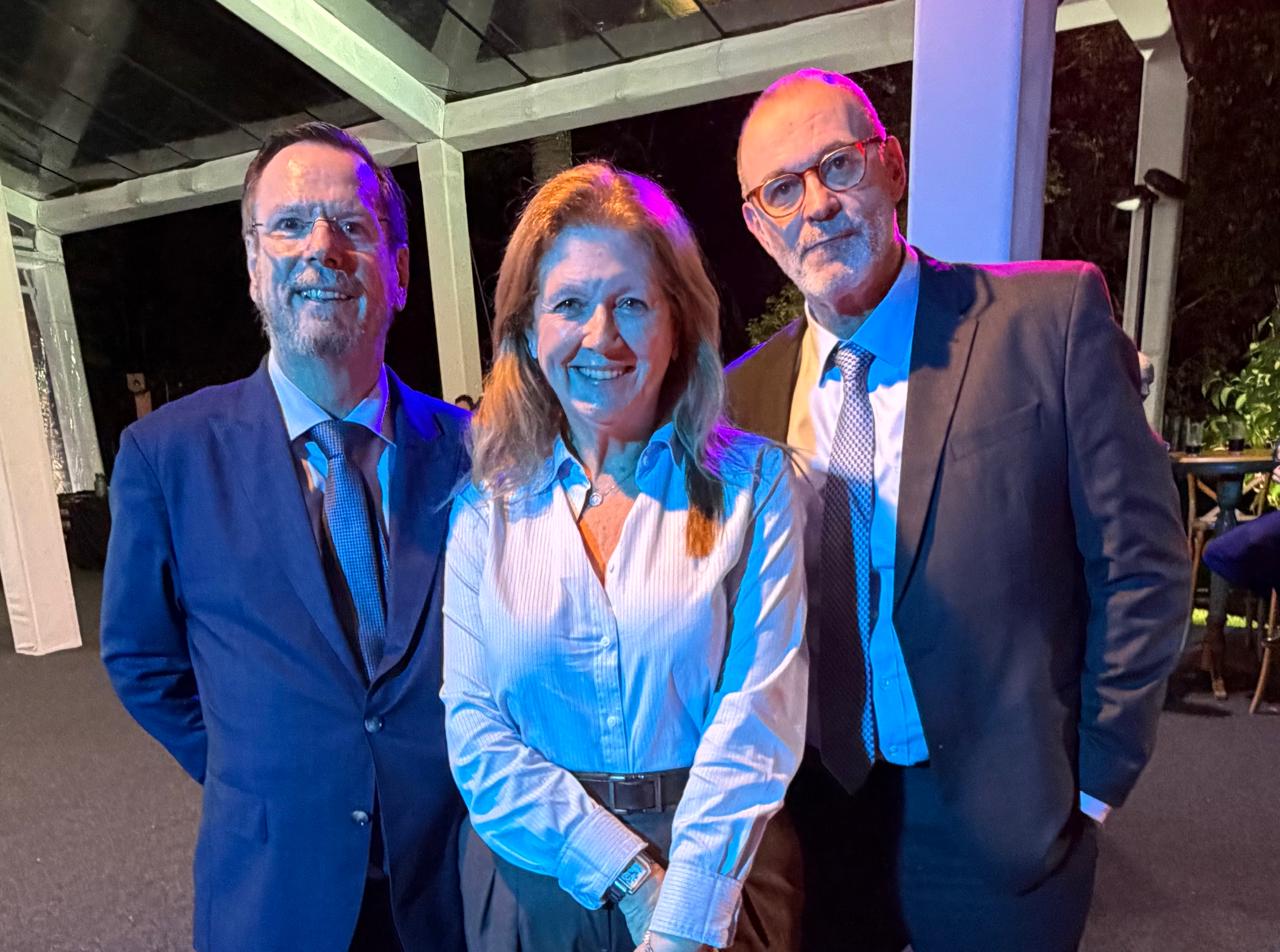 Carlos Von Adamek, Anna Maria e Sebastião Reis Jr.