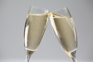 Champagne espumante vinho