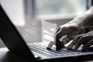 consulta online documento computador notebook