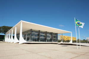 Fachada prédio edifício sede Supremo Tribunal Federal STF