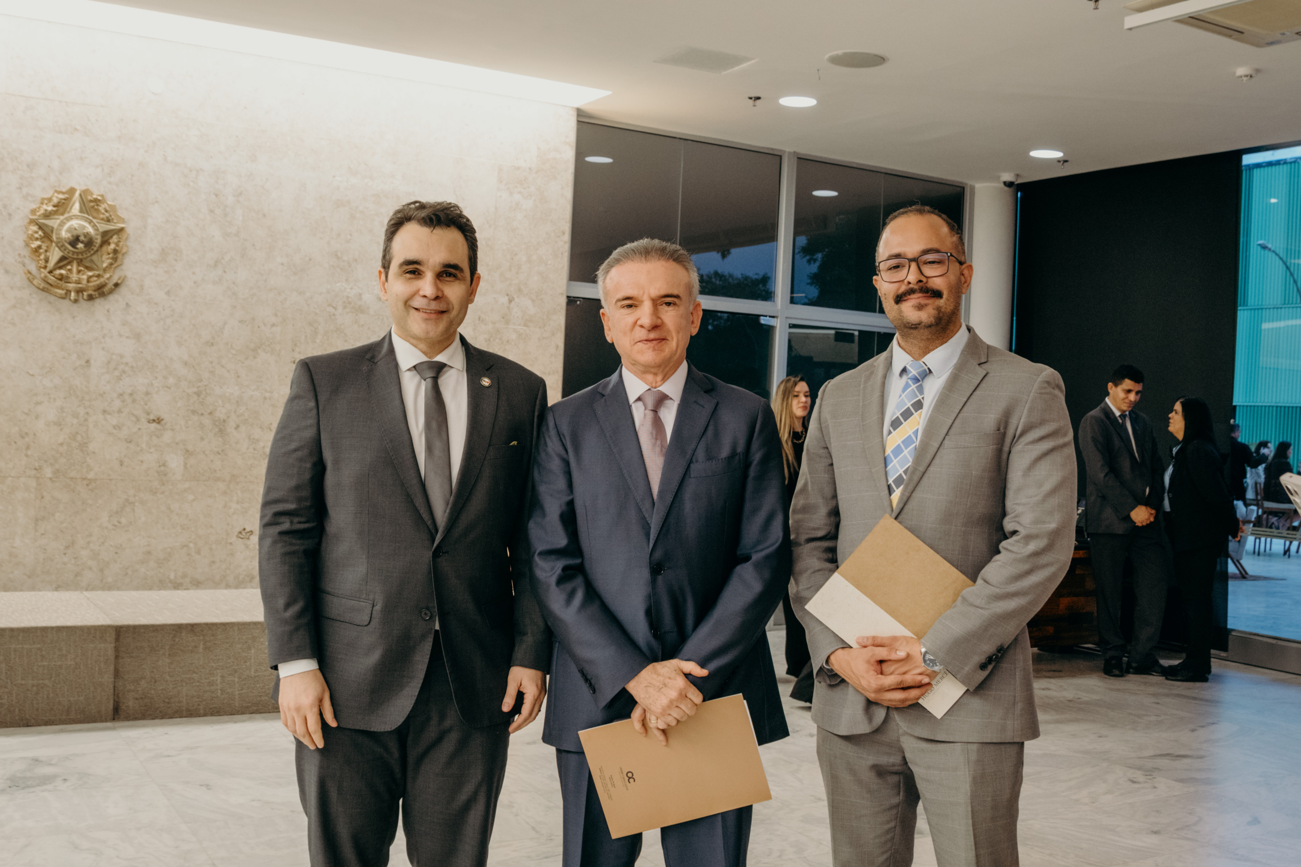 Savio Barreto, Ophir Cavalcante e Hugo Mercês