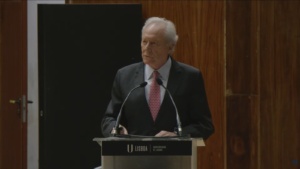 Ricardo Lewandowski falando no XIV Fórum de Lisboa