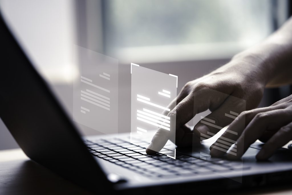 consulta online documento computador notebook