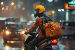 entregadora de aplicativo motoboy motogirl app de delivery plataforma