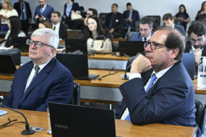 Herman Benjamin e Luis Felipe Salomão na CCJ do Senado