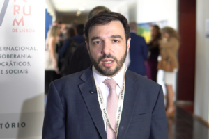 Victor Fernandes, Secretário Nacional de Direitos Digitais, no XIV Fórum de Lisboa