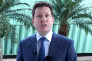 Pablo Meneses, presidente do Instituto Consenso, no lançamento do Anuário da Justiça Brasil
